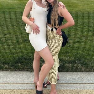 Wild Fable Knit Mini Dress Ivory